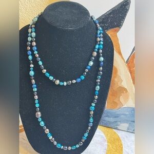 Honora Collection Genuine Cultured Freshwater Peacock Pearl 50” Necklace